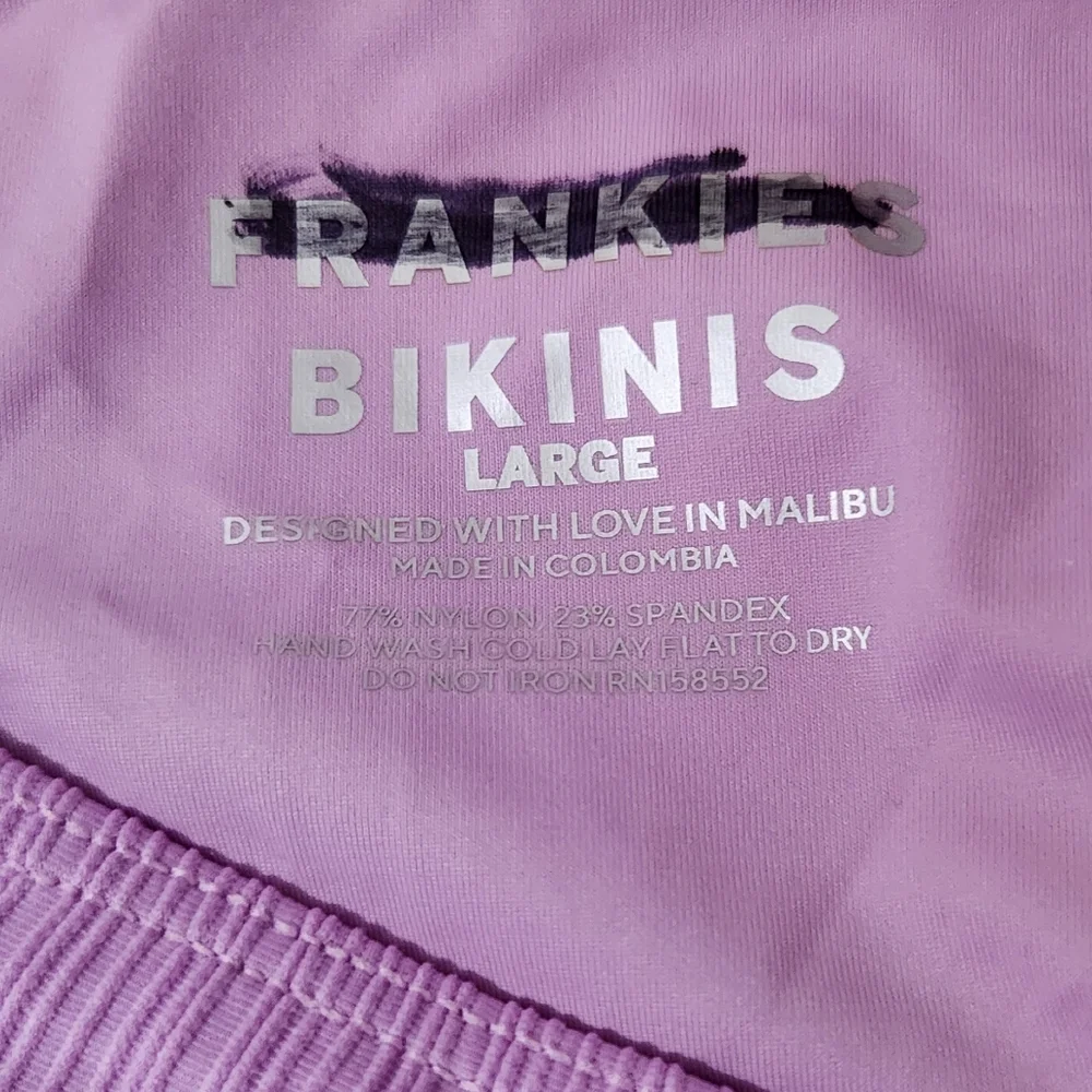 New!Frankie's Bikinis Anne Plisse Full Coverage High‎ waisted Bikini Bottom
